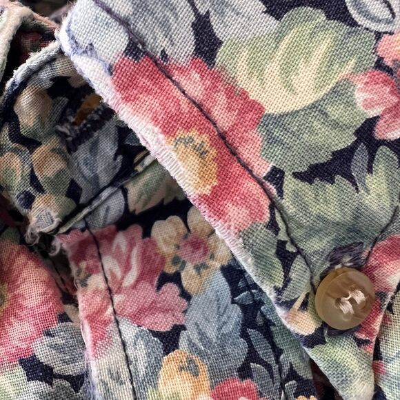 Vintage Tango by Max Raab Shirt Mens Medium floral Camp USA - Picture 14 of 15